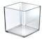 Azar Displays 7'' Deluxe Clear Acrylic Square Cube Bin for Counter, 2PK 556307-GS-2PK - alternate 3